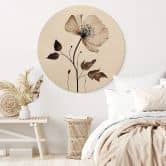 Wandcirkel Hout Treechild - Droogbloemen 