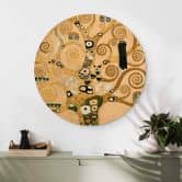 Billede af træ Klimt - Livets træ - Rundt 