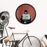 Poster Banksy - Keep Coins - Rund 