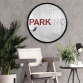 Poster Banksy - Parking - Rund 