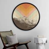 Poster Bodart - Retro Landschap 