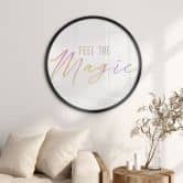 Poster Feel the magic - Rund 