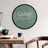 Poster Guten Appetit - Rund 