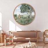 Kinderzimmer Poster Kikki Belle - Bären und Bienen - Rund 