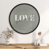 Poster Love yourself - Rund 