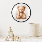 Poster Kleiner Teddybär - Magnusson - Rund 