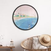 Poster Surfen an der Küste Australiens - Rivers - Rund 