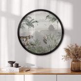 Poster Sir Edward - Tiger in den Tropen - Rund 
