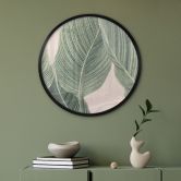 Poster Calathea Pflanze - Sisi & Seb - Rund 