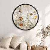Poster Wilde Wiesenblumen im Sonnenlicht - Talen - Rund 