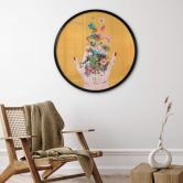 Plakat Treechild - Colorful flowers in Frida's hands 