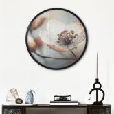 Poster Boho Trockenblume Makro - Treechild - Rund 