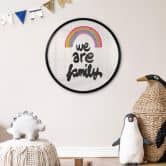 Poster We are family - Treechild - Rund 