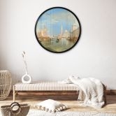 Poster Turner - Venetië, Dogana en S. Giorgio Maggiore - Rond 