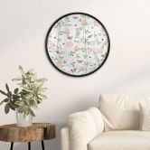 Poster Rosa Christrosen im Frühling - UN Designs - Rund 