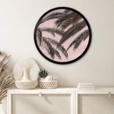 Ronde Poster 1X Studio - Palmen 
