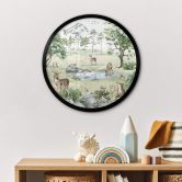 Poster Kikki Belle - Wald der Rehe - Rund 