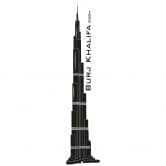 Sticker mural - Burj Khalifa 