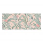 Selbstklebende Küchenrückwand Urban Jungle Tropenblätter Rosa - Bloomery Decor 