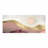 Self-adhesive kitchen splashback SpaceFrog Designs - Pink sun 