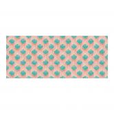 Self-adhesive kitchen splashback diamond pattern in turquoise and pink - Treechild 