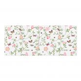 Self-adhesive ktichen panel Pink roses in spring - UN Designs 