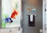 Sichtschutzfolie Aquarell Fische 