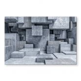 Spritzschutz 3D Betonblöcke 