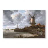 Spritzschutz van Ruisdael - Die Windmühle von Wijk bei Duurstede 