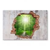 Spritzschutz 3D Optik - Sunny Forest 
