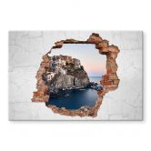 Spritzschutz 3D Optik - Cinque Terre 