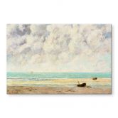 Spatscherm Courbet - Calm Sea 