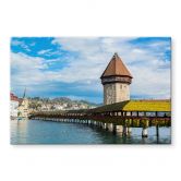 Spritzschutz Holzbrücke in Luzern 