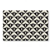 Spritzschutz Geometrische Ornamente in Schwarz-beige - Treechild 