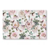 Kitchen Splashback UN Designs - Flowers in painting style 
