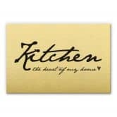Spritzschutz Kitchen - The heart of my home 