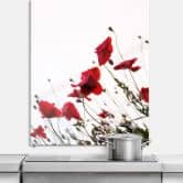 Spritzschutz - Minimalistic Poppies 