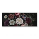 Spritzschutz Blumen Stillleben im Redouté-Stil - Bloomery Decor - Panorama 