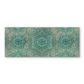 Spritzschutz Mandala Boho Gold-grün - Bloomery Decor - Panorama 