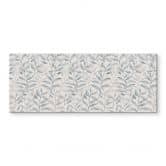 Stænkplade Delikate akvarelblade - Blød grå - Blomsterdekoration - Panorama 