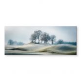 Spritzschutz Frostige Hügellandschaft - Eisenmann - Panorama 