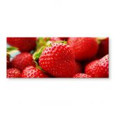 Spritzschutz Erdbeeren aus dem Garten - Panorama 