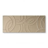Spritzschutz Abstrakte Ringe beige - Grande - Panorama 