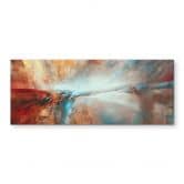 Spritzschutz Leuchtender Horizont am Wasser - Schmucker - Panorama 