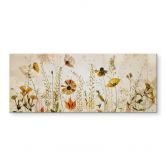 Spritzschutz Wilde Wiesenblumen im Sonnenlicht - Talen - Panorama 