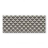Spritzschutz Geometrische Ornamente in Schwarz-beige - Treechild - Panorama 
