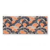 Spritzschutz Muschelmuster in Orange-blau - Treechild - Panorama 