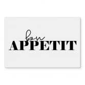 Spritzschutz Transparent - Bon Appetit 