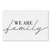 Spritzschutz Transparent - We are family 