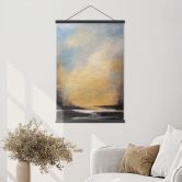 Stoffbild Goldenes Licht am Abendhimmel - Bergius 